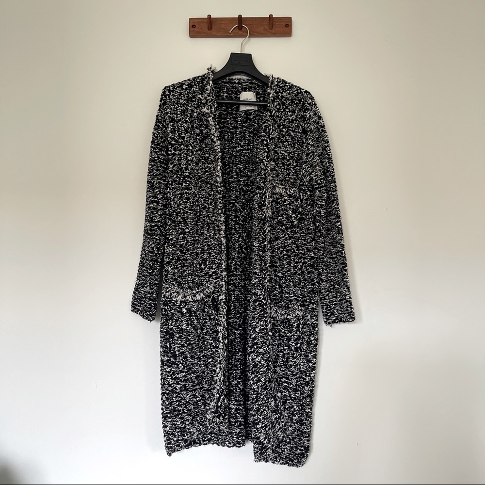 Zara knit long cardigan size M